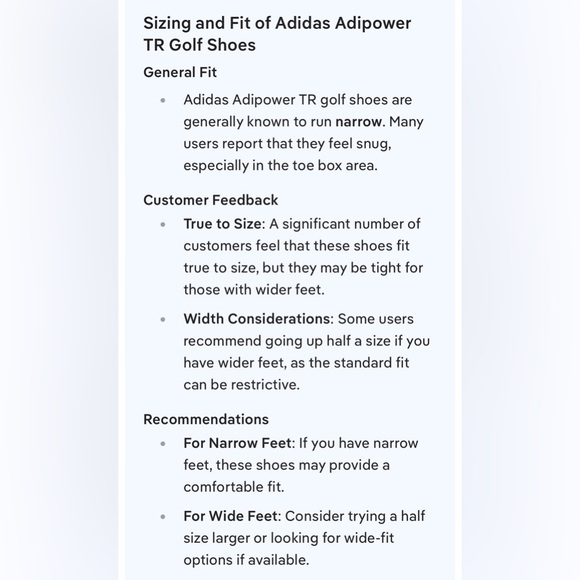 Adidas Adipower TR Sz 12 Men's Black and Gray Golf Shoes - Picture 5 of 5